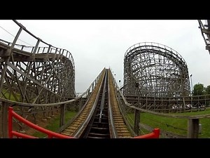 Hersheypark Wildcat POV HD Roller Coaster Front Seat On Ride GoPro Video GCI Wooden