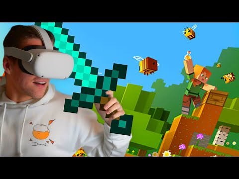 How to Play MINECRAFT VR on the NEW Oculus Quest 2 - Updated Walkthrough Guide + Gameplay + Graphics