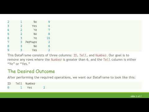 How to Remove Rows from DataFrame Based on Conditions in Python Pandas