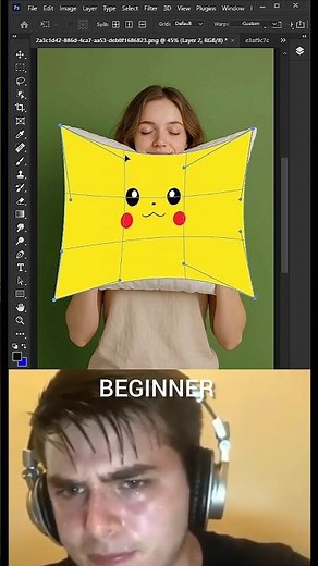 How to create a Pillow Mockup in Photoshop #Photoshop #shorts