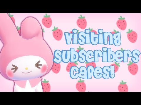 Visiting Subscriber's Cafes + Code giveaways! | Roblox My Hello Kitty Cafe Tours | Riivv3r