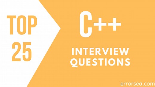 Top 25 C   Interview Questions for Experienced (Download Free PDF) - errorsea