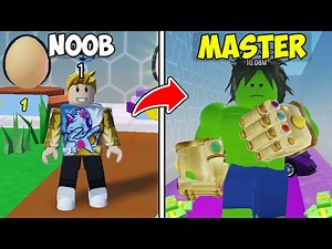 Buying Infinity Gauntlet In Roblox Hulk Smash Simulator