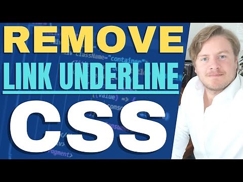 How to Remove Underline From Link With CSS
