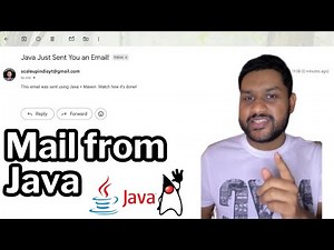 Java Mail Tutorial for Beginners SMTP Email in Java with Maven | Emailing By Java