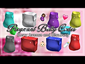 *NEW* Pregnant Belly Codes for Berry Avenue and Bloxburg| Roblox| Hxilxy