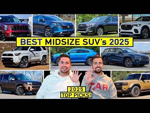 BEST Midsize SUVs for 2025 -- Our TOP PICKS After Reviewing ALL of Them! (Top 10)