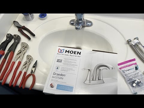 How to Install Moen Bathroom Faucet