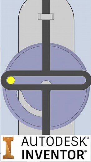 Amazing scotch yoke-Slider Link Mechanismwith Inventor