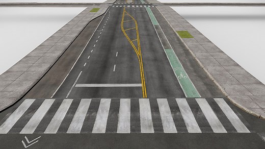 [FREE] City Road Layout Mockup - Download Free 3D model by 99.Miles