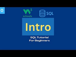 SQL Tutorial for Beginners - 2024 | Introduction | W3 Schools SQL Certification Training