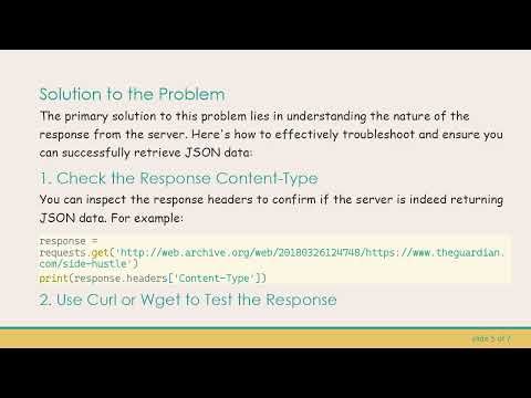How to Retrieve Website Data as JSON Using requests in Python