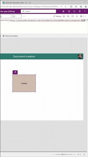Create Word files from a template in Power Apps | No Power Automate needed #powerapps #sharepoint