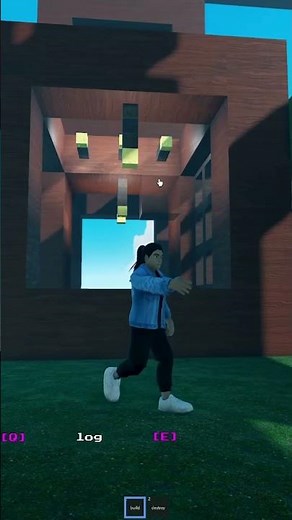 so you can move blocks around. creative game on ROBLOX preview. [ALPHA] verion