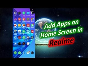 How to Add Apps on Home Screen in Realme