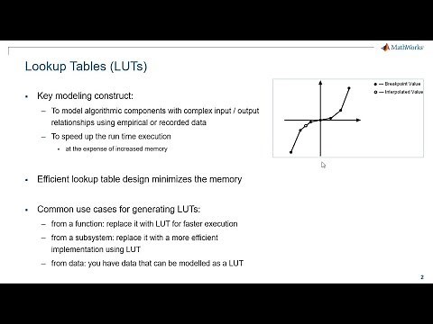How to Generate an AUTOSAR Lookup Table Using Lookup Table Optimization