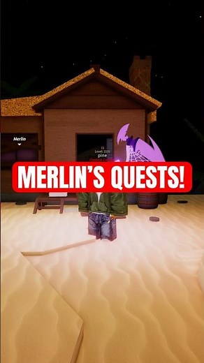 How to complete merlin’s quest in fisch! (FAST)