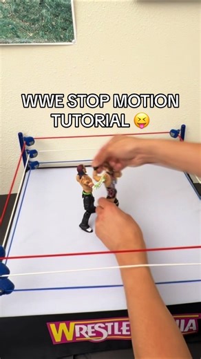 WWE Stop Motion Tutorial with Action Figures