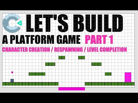 Construct 3 Platform Game Tutorial - Part 1 - Character Creation and Respawning