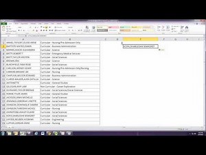 Simple Random Sampling Excel