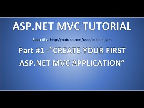 Part 1- Step-by-step ASP.NET MVC Tutorial for Beginners | How to create a - website using MVC