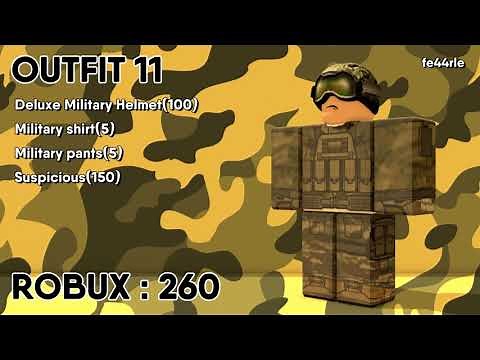 20 MILITARY UNIFORMS AVATARS ON ROBLOX