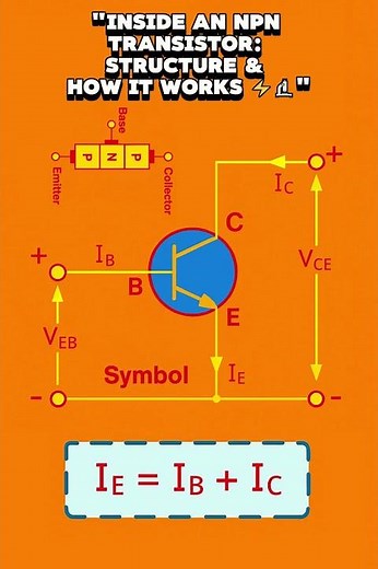 Inside an NPN Transistor Structure & How It Works ⚡🔬