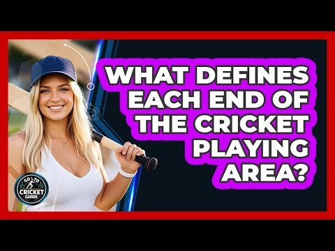 What Defines Each End Of The Cricket Playing Area?