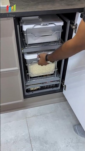 Modular Kitchen Corner Storage Solutions | Maximize Your Kitchen Organization #shorts