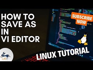 How to do save as in linux vi editor | vi tutorial | Linux tutorial for beginners
