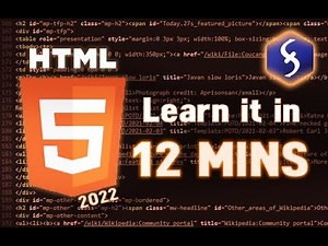 HTML - Tutorial for Beginners in 12 MINUTES! - [ 2022 UPDATED ]