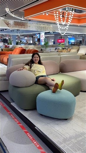 Pebblestone sofa, so beautiful! #sofa#pebblestone