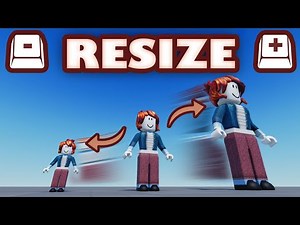 Roblox studio tutorial : How to make player resize system