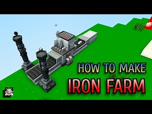 💎 HOW YOU CAN MAKE SIMPLE AUTOMATIC IRON FARM 💎 - 🌱 ISLANDS (ROBLOX)! 👑 😺