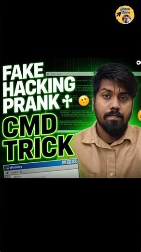 How to Do Fake Hacking Using CMD 😱 | CMD Fun Trick | GTek Zone #itsupport