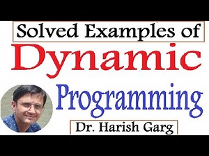 Dynamic Programming | Solved Examples