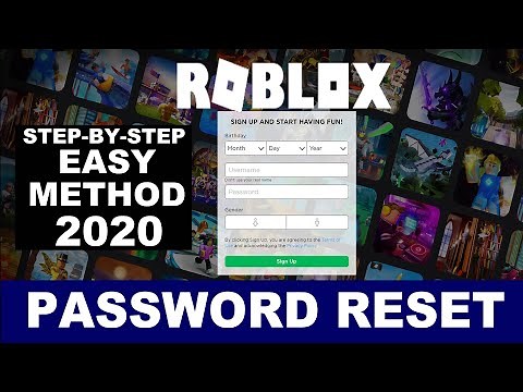 How To Reset Password In Roblox With No Email (Step-by-Step) 2021