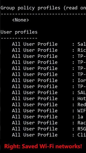 WLAN CMD Wi-Fi Tools in Windows 🔥 netsh wlan show profiles, passwords, signal, adapters & more!