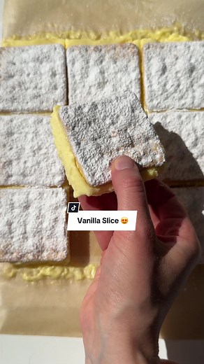 Easy Vanilla Slice Recipe Using Sao Biscuits | Quick and Creamy Dessert