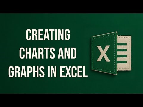 Creating Charts and Graphs in Excel - Learn how to visualize of your data in less than 9 minutes