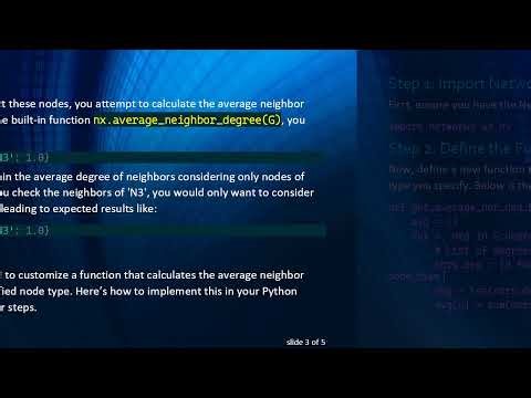 Calculate Average Neighbor Degree by Node Type in NetworkX