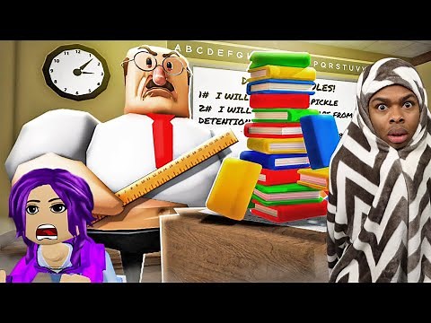 GREAT SCHOOL BREAKOUT DETENTION IN ROBLOX (SCARY OBBY!)