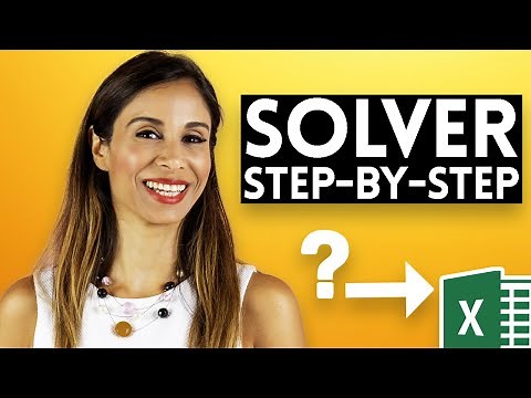 How to Use Solver in Microsoft Excel