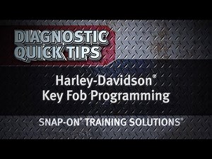 Quick Tip: Harley-Davidson Key Fob Programming