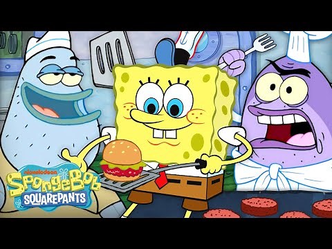 Every SpongeBob Character Who's EVER Worked At The Krusty Krab! 🍔 | @SpongeBobOfficial