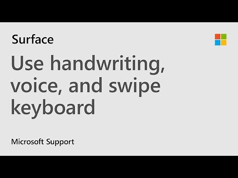 How to use handwriting, voice, and swipe keyboard in Windows 10 | Microsoft