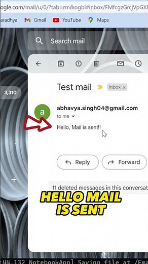 Send Mail through Gmail using Python | #pythontips #pythonhacks #pythontutorials