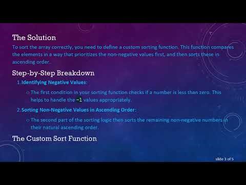 How to Sort a JS Numerical Array in a Specific Order