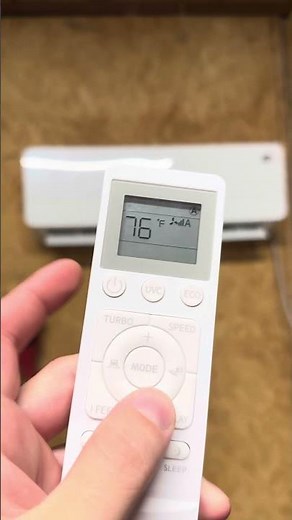 Change Comfortotal Mini Split from C to F (celcius to farenheit)