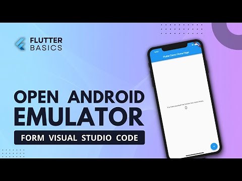 How to Open Android Emulator from VS code | Launch AVD from VS code